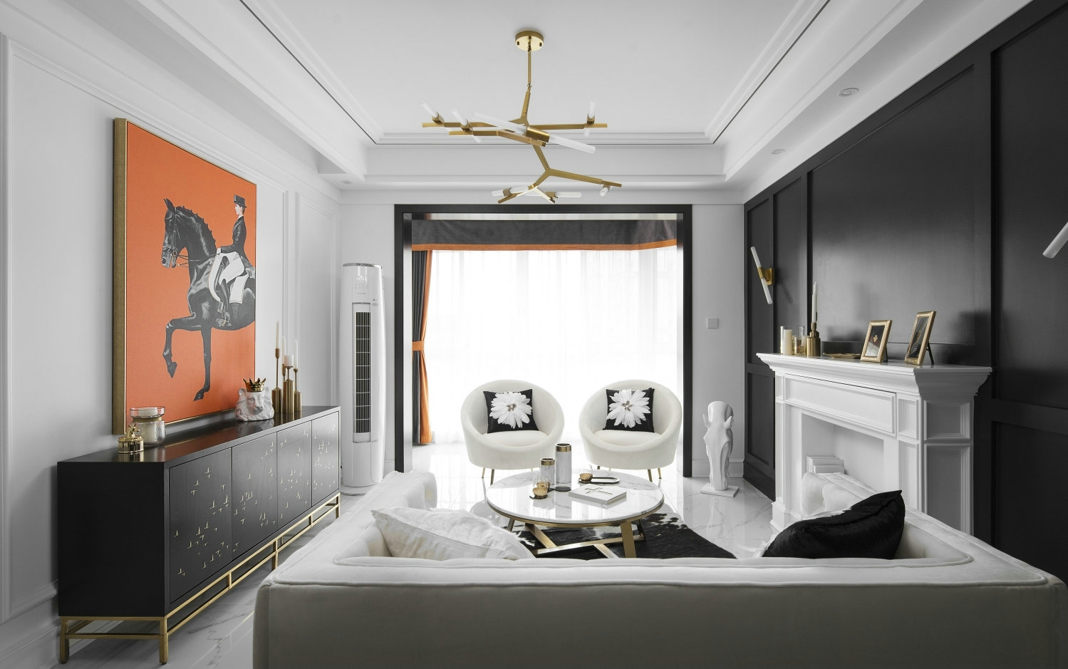 白色為主 黑色點(diǎn)綴 在這個(gè)黑白相交的空間里點(diǎn)綴上香橙色 看起來(lái)沒(méi)有一點(diǎn)突兀 白色為主 黑色點(diǎn)綴 在這個(gè)黑白相交的空間里點(diǎn)綴上香橙色 看起來(lái)沒(méi)有一點(diǎn)突兀